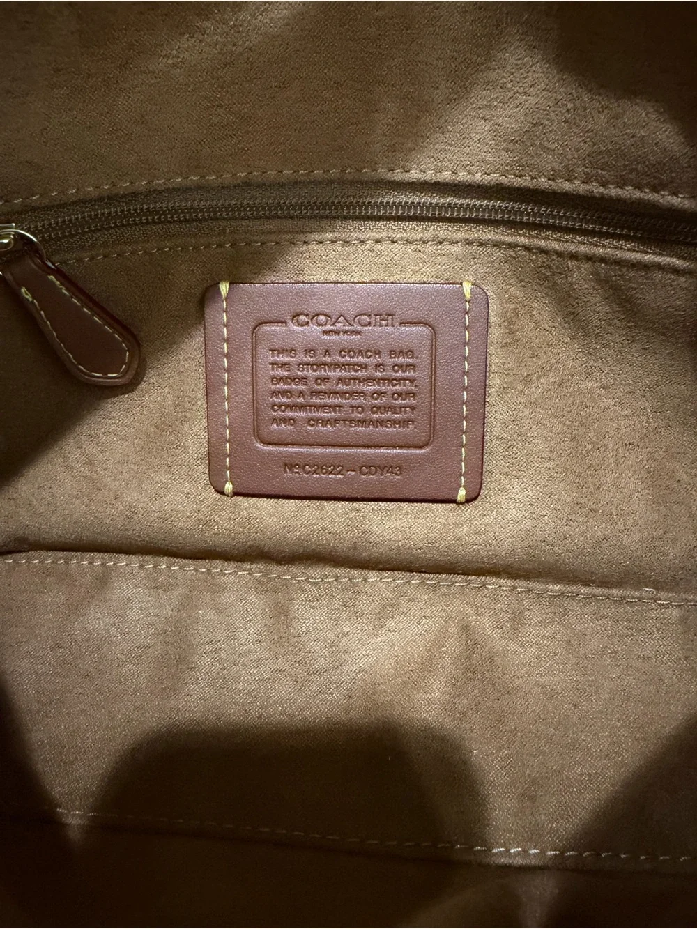 Coach CDY43 Etta Small Flap Shoulder Bag With Floral Applique Maple NWT